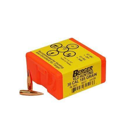 Ammunition Berger Bullets Ready Series 308Win 30 CAL 308DIA 185GR HUNTING VLD • Model: Ready Series